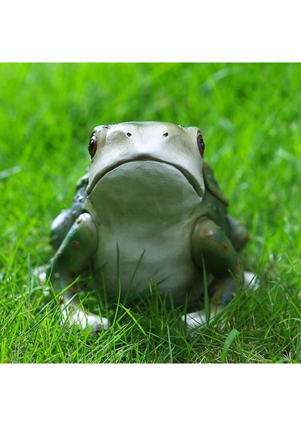 Frog Heykelleri Süsler Dekorasyonu Için Çim Heykel Heykelleri (Yurt Dışından) modelleri
