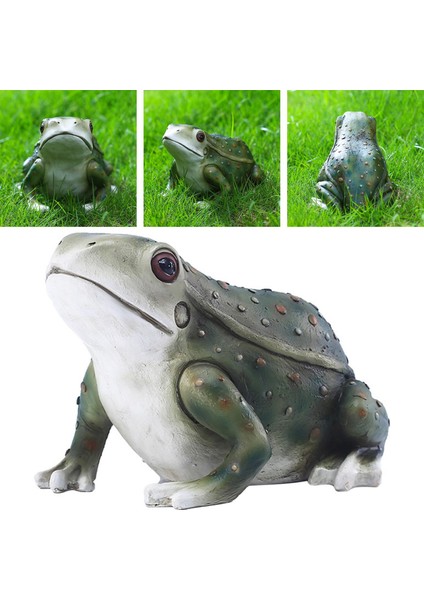 Frog Heykelleri Süsler Dekorasyonu Için Çim Heykel Heykelleri (Yurt Dışından) indirimleri