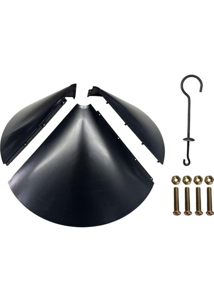 Dış Kuş Besleyici Dış Mekan 19" Plastik Için Koruma Bölmesi Dayanıklı Çıkarılabilir Koruma (Yurt Dışından)