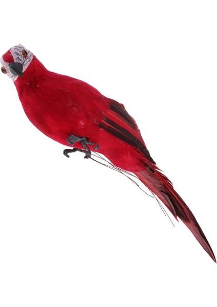 3x Doğa Parrot Masaüstü Süsü Yapay Tüylü Kuşlar 35CM (Yurt Dışından) indirimleri