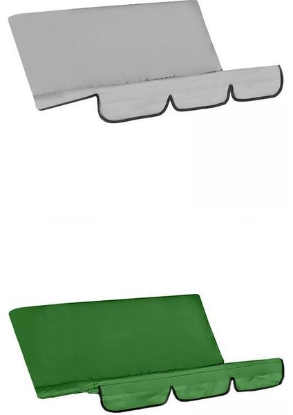 2x Bahçe Salıncak Koltuk Kapağı Koruma Avlu Tezgahı 150X50X10CM Hava Durumu Geçirmez (Yurt Dışından)