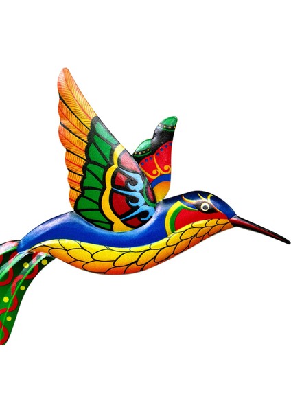 Kapalı Açık Bahçe Için 2x Sinek Kuşu Renkli Heykel Duvar Dekoru (Yurt Dışından) fırsatları