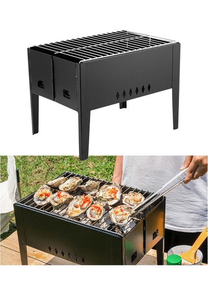 Taşınabilir Barbekü Barbekü Izgara Ateş Çukuru Kamp Kömür Patio Partisi Bahçesi (Yurt Dışından) fırsatları