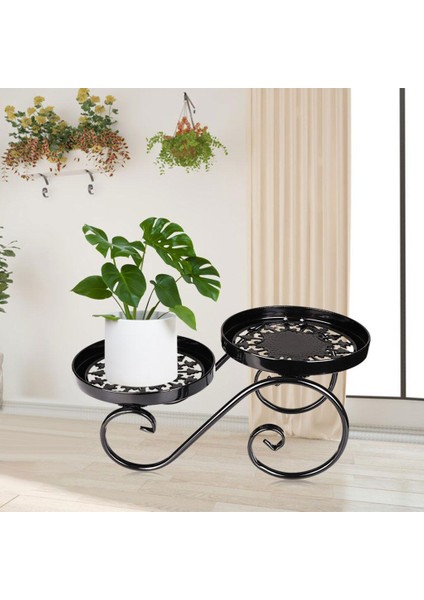 2 Katmanlı Bitki Standı Organizatör Metal Saksı Rafı Çiçek Dükkanı Için Ev (Yurt Dışından) indirimleri