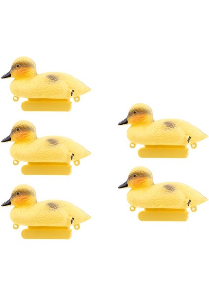 5x Lifesize Yüzen Ördekler Mallard Avcılık Çekim Yavaş Gölet Nehirleri Dekor (Yurt Dışından)