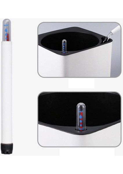 Set 3 Modern Plastik Kendi Kendine Sulayan Otlar Ekici Potu Su Seviyesi Göstergesi (Yurt Dışından) modelleri