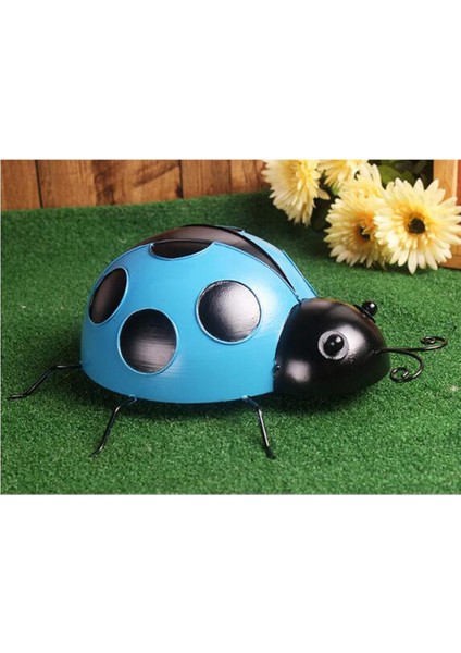 2 Mini Metal Ladybug Çit Askı Duvar Asılı Açık Bahçe DEKOR10CM (Yurt Dışından)