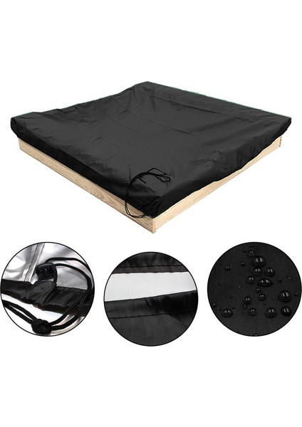 Sandpit Havuzu Kapak Çocuk Oyuncak ve Toz ve Yağmurdan Uzakta Oyuncaklar 150X150CM (Yurt Dışından) fırsatları