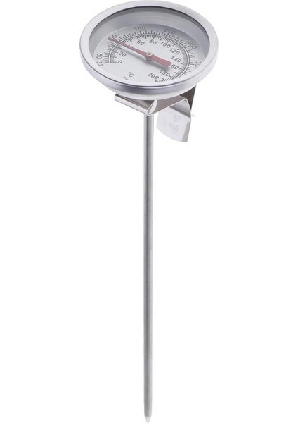 2in Kahve Içecek Süt Termometresi Çelik Barbekü Sigara Içen Sıcaklık Göstergesi 0-200 ℃ (Yurt Dışından)