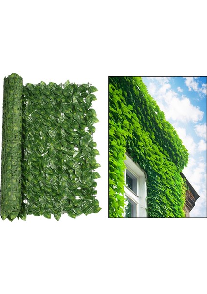 2 Yapay Sahte Yaprak Gizlilik Çit Ekran Çit Bahçe Dekor 3 Metre (Yurt Dışından) modelleri