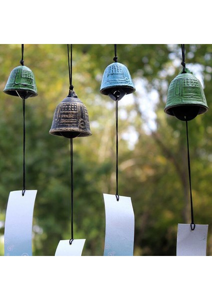 2 Temple Bell Japon Rüzgar Zil Ses Clapper Ev Bahçe Dekor (Yurt Dışından) indirimleri
