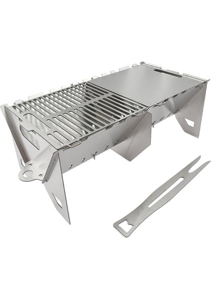 Taşınabilir Barbekü Izgara Kömürü Barbekü Izgarası Yemek Pişirme Yürüyüşü Sırt Çantası M (Yurt Dışından)