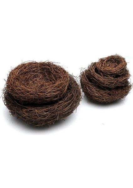 2x Kuş Yuvası Kuş Evi Küçük Kuşlar Yatak Yuvası Kafesleri Dekorasyon Süsleri (Yurt Dışından)