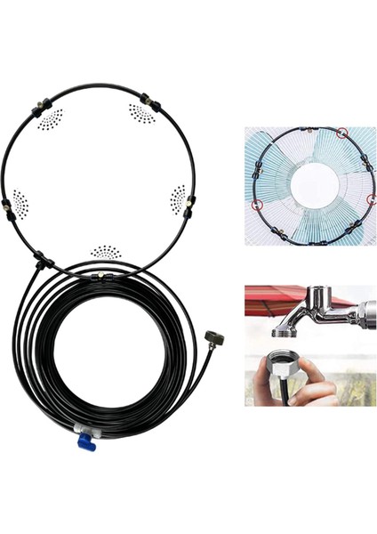 10M Sisli + 5 Pir" Sis Nozulları + Pir" Adaptör (Yurt Dışından) fırsatları