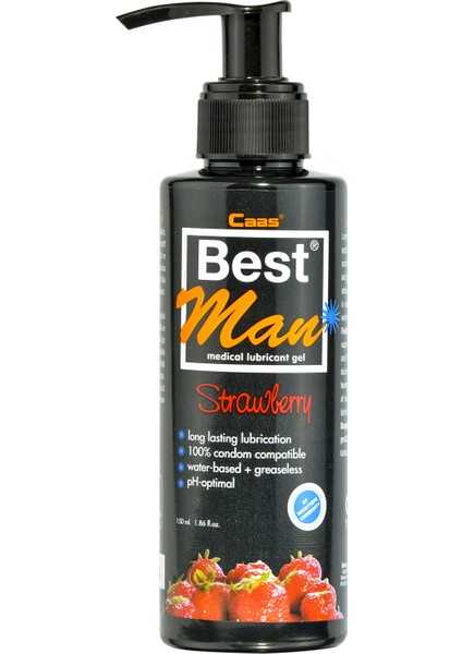 Çilek Aromolı Jel Bestman Medical Lubricant Gel Strawberry - 150 ml