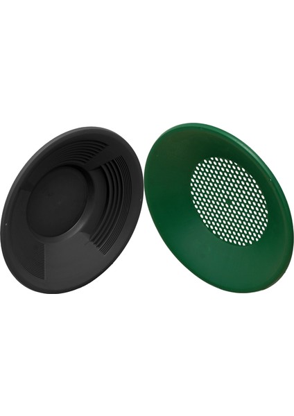 Siyah Gold Pan Altın Eleği Tavası Set - Gold Pan Gold Pan Süzgeç Altın Bulma Yıkama Arama