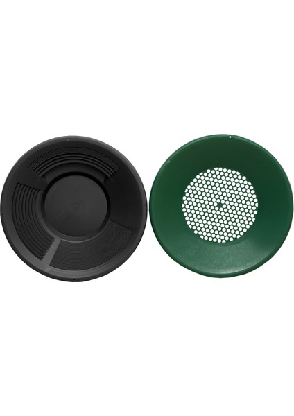 Siyah Gold Pan Altın Eleği Tavası Set - Gold Pan Gold Pan Süzgeç Altın Bulma Yıkama Arama fiyatları