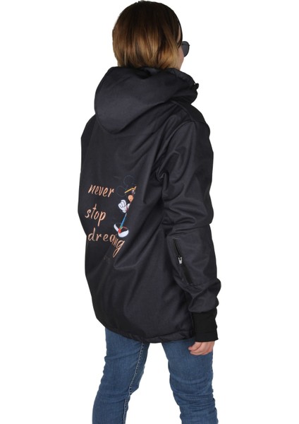 Siyah Kadın Kar Montu, Kayak ve Snowboard Montu fırsatları