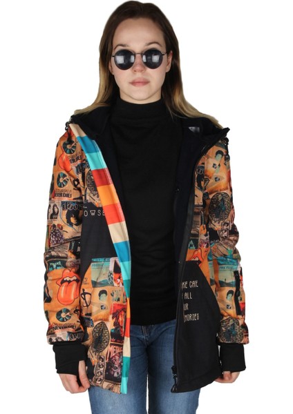 Vintage SS7809 Bayan Kar Montu, 1. Kalite Su ve Rüzgar Geçirmez Mont fiyatları