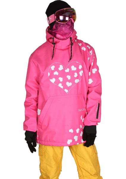 Pink Heart Kadın Snowboard Montu / Snowsea SS7816