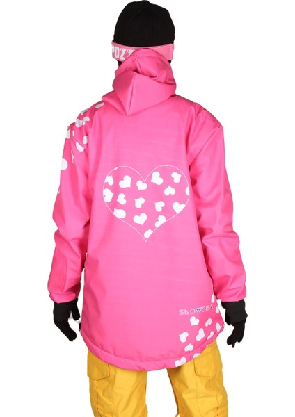 Pink Heart Kadın Snowboard Montu / Snowsea SS7816