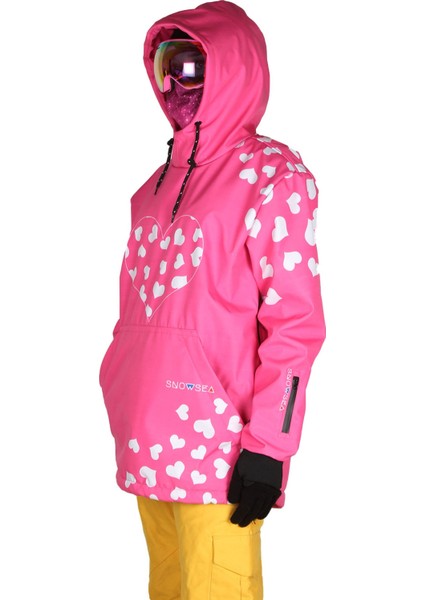 Pink Heart Kadın Snowboard Montu / Snowsea SS7816