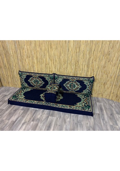Şark Köşesi Minderi ikili Sedir Takımı Lacivert modelleri
