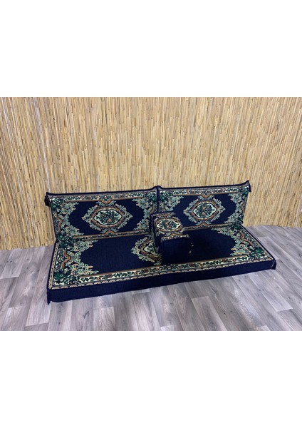 Şark Köşesi Minderi ikili Sedir Takımı Lacivert fırsatları