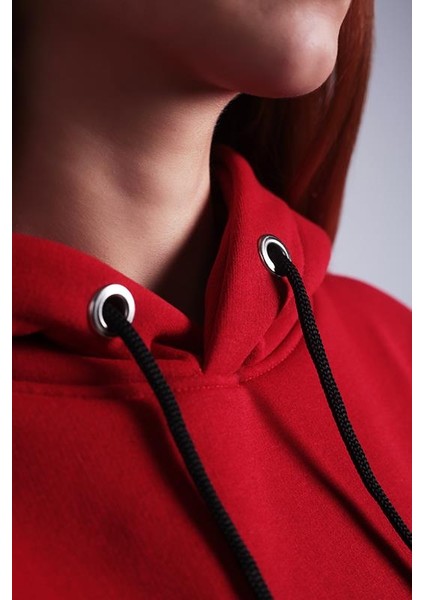 Unisex Oversize Hoodie Astronaut Dream Red