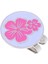 2 Pcs Golf Şapka Klip Çiçeği Kadınlar İçin Balo Pembe+Mor İçin Ball Marker Hatırası (Yurt Dışından) 3
