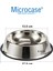 2 Adet 17 cm 250 ml Kedi Köpek Metal Mama ve Su Kabı - AL3118 2