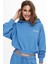 Kadın Onlcooper Kapüşonlu Sweatshirt 65515239888 Mavi 3