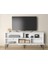 Wood'n Love Katre 150 cm Metal Ayaklı Tv Ünitesi - Beyaz / Siyah 5