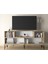 Wood'n Love Mia 160 cm Metal Ayaklı Tv Ünitesi - Konsol - Atlantik Çam / Siyah 5