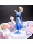 Disney Dondurulmuş Elsa Prenses 21CM Pvc Şekil Eylem Koleksiyon Model Süslemeleri Oyuncak Bebekler Çocuklar Için Yeni Yıl Hediye 2