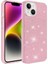 Apple iPhone 14 Kılıf Simli Renkli Silikon 1