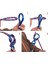35KN Tırmanma Dağcılığı Rappelling Belay Cihaz Mavi (Yurt Dışından) 3