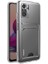 Xiaomi Redmi Note 10 Kılıf Hibrit Slim Fit Sararma Önleyici Şeffaf Kartlıklı Kılıf 4