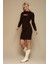 Kadın Cut Out Detaylı Triko Elbise 3