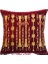 Geometrik Desenli Bordo Kırlent Kılıfı 45CM*45CM 1