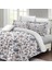 Elegant Floral Luxury Çift Kişilik Pamuk Saten Nevresim Takımı 3