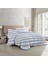 Soft Strip Luxury Çift Kişilik Pamuk Saten Nevresim Takımı 2