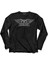 Aerosmith Steven Tyler Black On Black Wings 3 Uzun Kollu Tişört Baskılı Çocuk T-Shirt 1