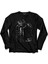 Aerosmith Steven Tyler Black On Black Wings 2 Uzun Kollu Tişört Baskılı Çocuk T-Shirt 1