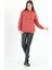 Kadın Kiremit Basic Sweatshirt MW5723 3