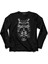 Owl Baykuş Üzgün Kız Güçlü Kadın Uzun Kollu Tişört Baskılı Çocuk T-Shirt 1