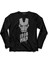 Iron Man Head Skull Kafa Emir Adam Uzun Kollu Tişört Baskılı Çocuk T-Shirt 1