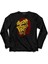 Iron Man Word Art Head Logo Demir Adam Uzun Kollu Tişört Baskılı Çocuk T-Shirt 1