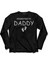 Promoted To Daddy Baba Oldum Yeni Doğan Uzun Kollu Tişört Baskılı Çocuk T-Shirt 1