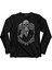 Kuru Kafa Skull Suit Kahve Coffee Drınk Uzun Kollu Tişört Baskılı Çocuk T-Shirt 1